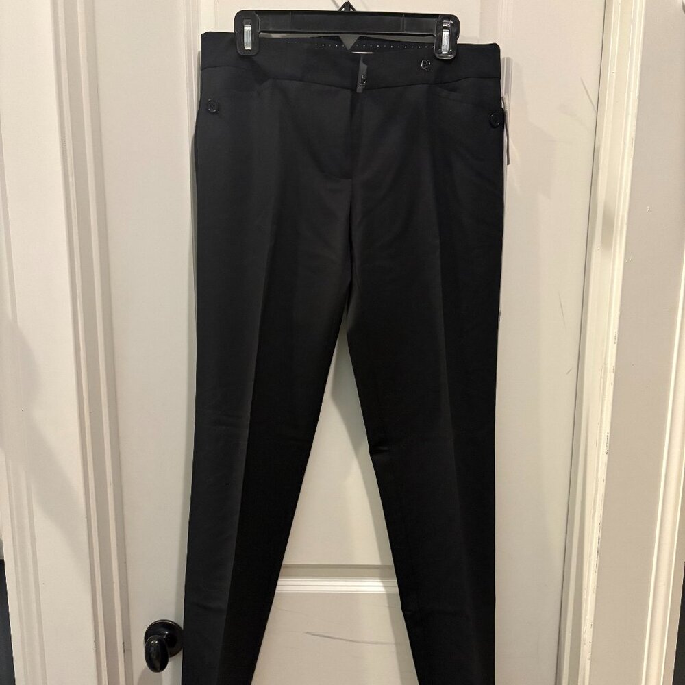 TRINA TURK Black "Tropical Wool" Pants (NWT, size 6)